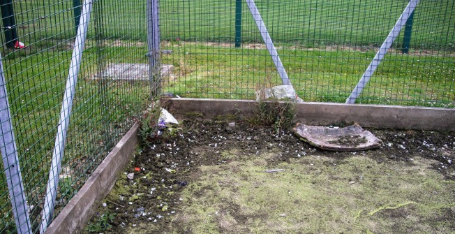 Removing Contaminated Sports Court in Bromford